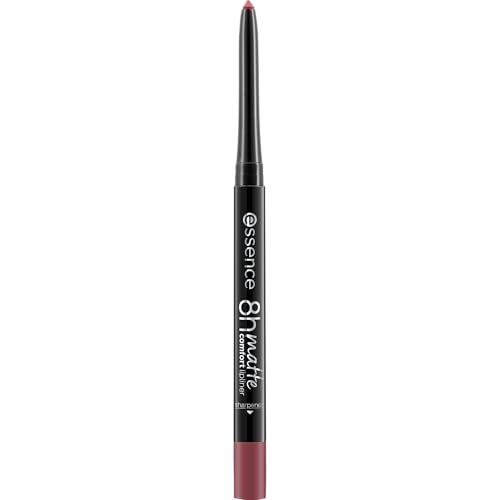 Essence Cosmetics 8H Matte Comfort Lipliner, Longue Durée, Résultat Instantané, Mat (0.3g)