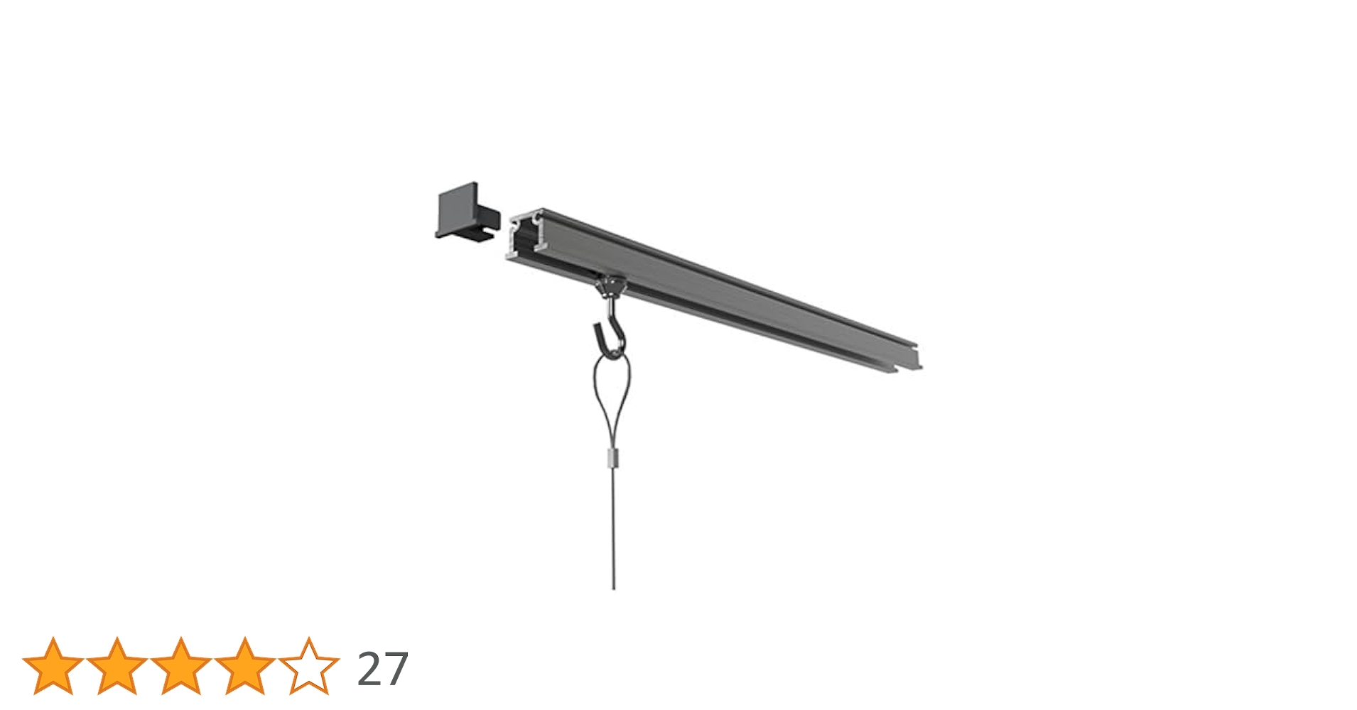 Amazon | 福井金属工芸 C型ピクチャーレールセット 幅100cm
