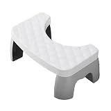 Generico Sgabello WC antiscivolo, tozzo portatile con sedile rimovibile