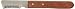 Tamsco 5-Inch Stripping Knife, Wooden Handle Wooden Handle Fine Teeth 1-Inch Blade, Ideal for Working Around The Face Hardened Stainless Steel