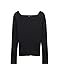 Produktbild someday Damen Pullover | Rippstrickpullover TAMEA Slim mit Wolle Black, 36