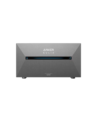 Anker SOLIX 2 Pro, Balkonkraftwerk mit Speicher (1600Wh), Solarbank 2 Pro (4 MPPT), 2400W Solareingang, bis zu 4 Solarmodule, bis zu 9,6 kWh Kapazität, 6000 Zyklen, Plug & Play, 0% VAT