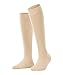 Produktbild FALKE Damen Kniestrümpfe Cotton Touch, Baumwolle, 1 Paar, Beige (Cream 4019), 35-38