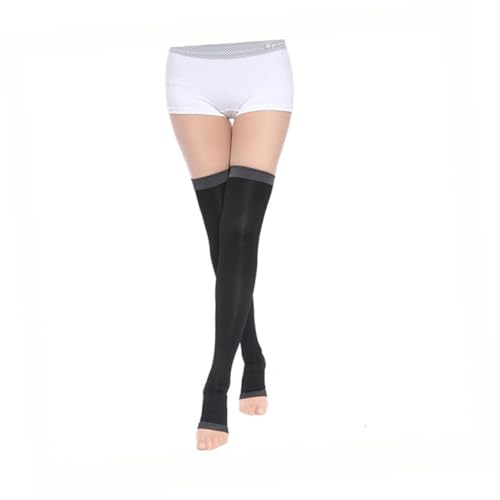 WESIEVYA 420D Compression Sleep Stockings for Women 2-Piece Set Elastic