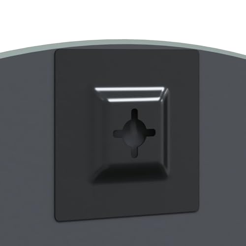 Miroir antichoc rond 60 cm en verre trempé pour éviter les bris