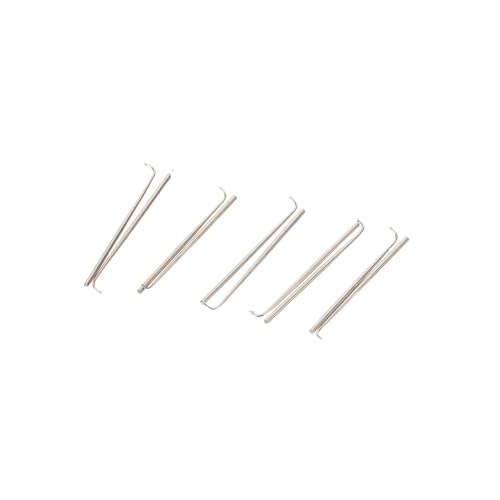 Agujas de crochet pequeñas Veemoon para reparar rastas y colocar extensiones de cabello, 10 ud