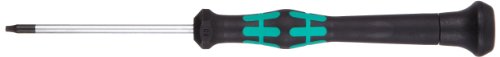 Image of Wera 05118044003 Kraftform Micro 2067 Torx BO Electronics Precision Screwdriver, TX7 Head, 60mm Blade Length