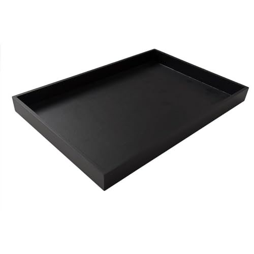 Garcia de Pou Bandeja 43X29X3,5 Cm Negro Madera