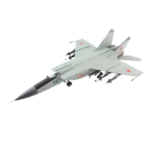 Modelo Mig-25PD a escala 1:72 hecho en aleación con acabado de alta fidelidad