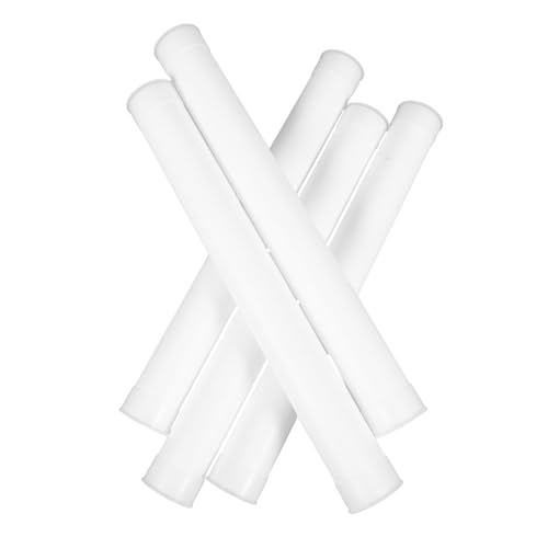 Cabilock 5Pcs Decorative Shipping Tube Lightweight Storage Tube with Caps Compact Mailing for Posters and Art for Transporting Items Versatile