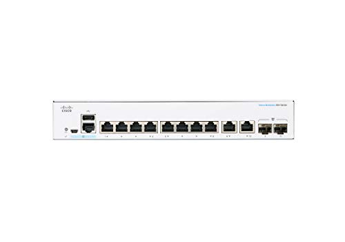 Image of Cisco Business CBS350-8T-E-2G Managed Switch | 8 Port GE | Ext PS | 2x1G Combo | Limited Lifetime Protection (CBS350-8T-E-2G)