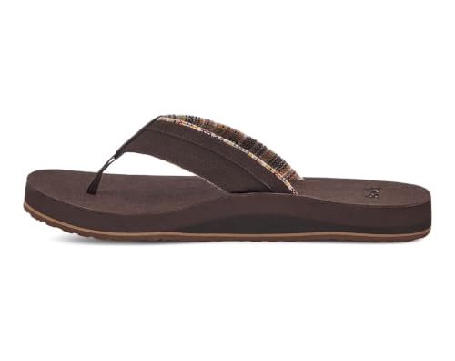 Image of Sanuk Mens Ziggy ST | Flip Flops for Men | Mens Sandals | Beach Sandals | Water Friendly & Lightweight | Comfort Footbed