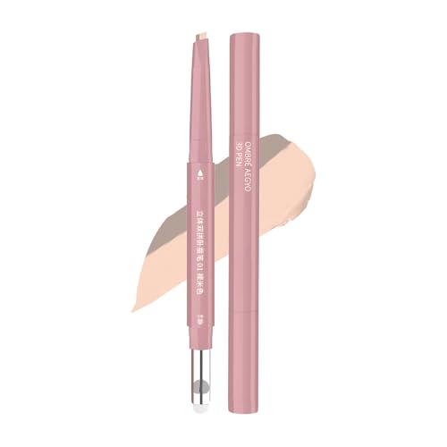 Lápiz Maquillaje Contorno de s | Barra Iluminadora Doble Punta para Zona Debajo del | Herramienta de Maquillaje 2.5g Fácil de Difuminar | Cosmético para Principiantes, Profesionales, Viaje y