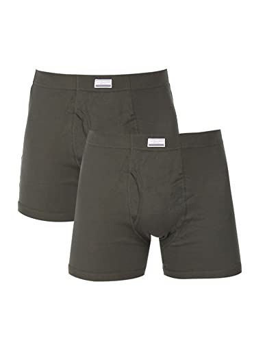 Image of U.S. POLO ASSN. Mens Solid Cotton Mid Rise Trunks - Pack of 2