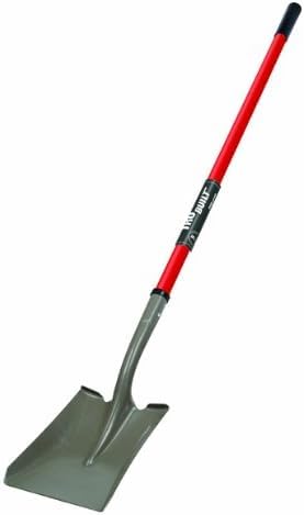 Truper Green Built Square-Point Shovel, 47-Inch Fiberglass Handle with 5-Inch Grip (Model PCL-FP...