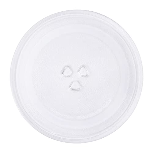 Recopilación de Platos para microondas los más recomendados. 41 Entemah 31.5 cm Placa de Cristal de Repuesto para Microondas, Compatible Microwave Glass Plate, Microwave Glass Turntable Plate Replacement