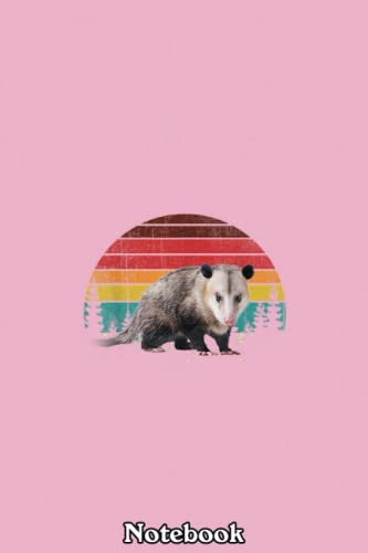 Vintage Retro Possum Lovers Notebook: Journal Diary For Happy Mother's Day Birthday Anniversary Notebook For All