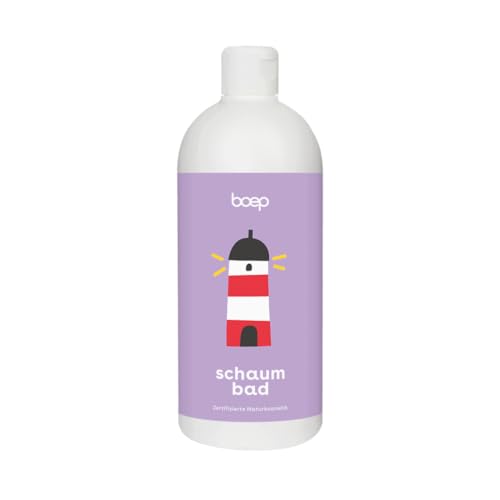 boep Baño de espuma para bebés y niños | Espuma de baño suave con caléndula orgánica | Cosmética natural vegana | desarrollado por una doctora y mamá (500 ml)