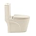Swiss Madison Well Made Forever SM-1T254BQ, St. Tropez One Piece Elongated Toilet Dual Vortex Flush 1.1/1.6 gpf in Bisque
