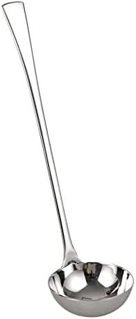 IMEEA Punch Ladle Soup Gravy Ladle 18/10 Stainless Steel Heavy Duty Kitchen Cooking Serving Ladle 11-Inch, 2.7-Ounce