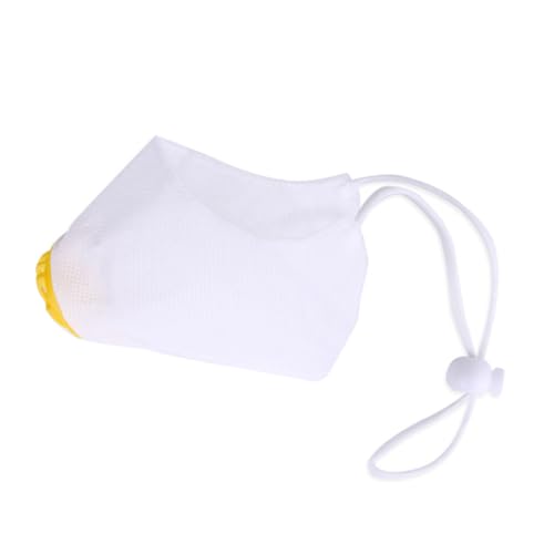 SEWACC 2 Stück Atmungsaktive Haustier Masken Weiß Komfortable Hundegesichtsschutzmaske mit Filterabdeckung Umweltfreundlich und Langlebig Anti Spritz Anti beschlagfunktion Geeignet für