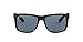 Produktbild RayBan 0RB4165 Justin Classic Sonnenbrille LargeHerstellerGröße 55, Schwarz Gestell Schwarz Gläser Polarized Blau Klassisch 6222V