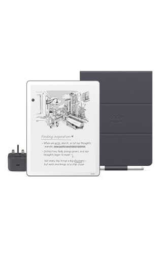 New Amazon Kindle Scribe 64 GB (Graphite) + Premium Pen + Plant Based Cover (Graphite) + USB-C Charger