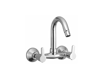 Rivia Feezan Brass Sink Mixer, Chrome Finish