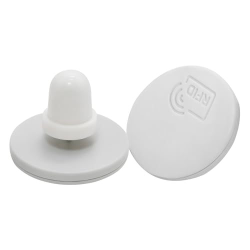 Image of 50PCS UHF RFID Nail Security Tags 860-960MHz, Long Range Detection, Compatible with ISO /IEC 18000-6C 96 Bits, Durable ABS Anti-Theft Tags for Clothing and Retail Store RFID Systems