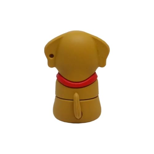 Image of SippyTales~Cute Dog USB Flash Drive, Brown Puppy Design Memory Stick with Red Bone Collar, Novelty Animal Storage Device, 2.0 Pen Drive, High Speed Data Transfer (16, GB)
