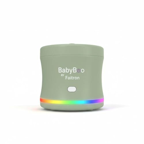 BabyBoo Tragbarer Babykostwärmer – Babynahrungwärmer mit Akku, App-Steuerung, 70 W, LED-Ring, bis zu 45 °C, abnehmbarer Behälter, USB-C – Zuhause und Reisen