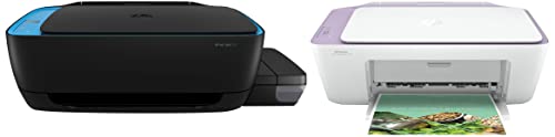 Image of HP Ink Tank 319 Colour Printer, Scanner and Copier for Home /Office, High Capacity Tank & HP Deskjet Ink Advantage 2335 Colour Printer, Scanner and Copier for Home /Small Office, Compact Size