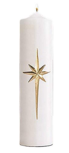 Bougie Christ Will & Baumer de style pilier 7,6 x 30,5 cm pour célébration