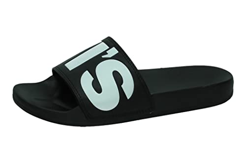 Levi's June L S, Chancletas Mujer, Negro (Regular Black), 38 Eu