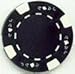 Ace Jack Poker Chips, Black, Clay, 11.5 Grams, Set of 25