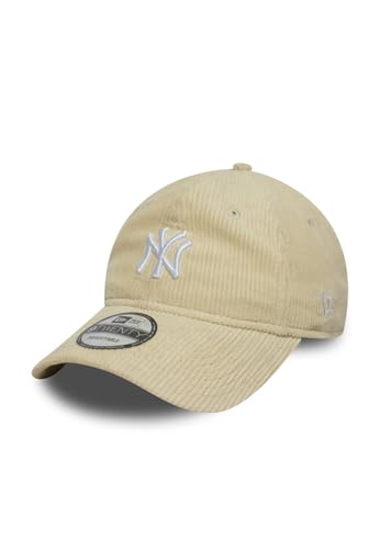 New Era Cord 9Twenty Adjustable Cap NY Yankees Beige, Size:OneSize