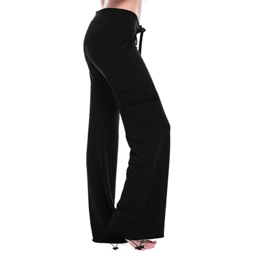 Pantalon de jogging ample femme taille haute pour éliminer l'inconfort en danse