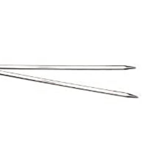 KnitPro Nova Cubics Single Pointed Needles 12" (30cm), Silver, 3.25mm - Image 4