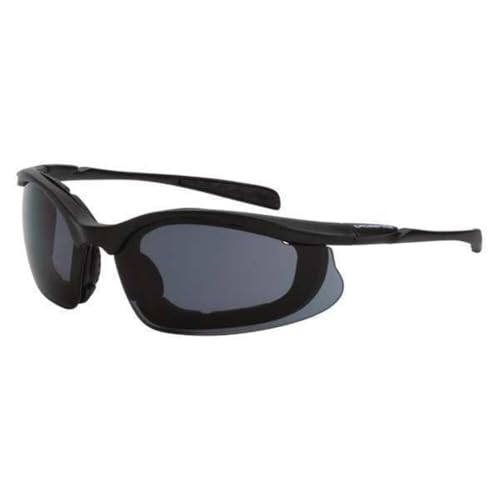 Image of Crossfire Safety Glasses, Anti-Fog, Gray Lens, Black Frame, Half-Frame 821 AF - 1 Each