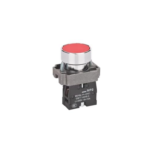 Botón LED NP2-BV64 de 24V pulsador hermético IP65 con materiales de alta resistencia