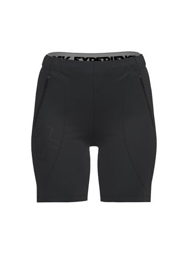 Bermuda femme Rock Experience Stockhorn noir XS anti-frottement pour marcher légère