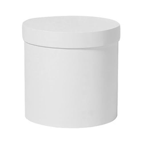 Boîte ronde papier blanc bouquet fleurs seaux modernes polyvalents NIYANGLE