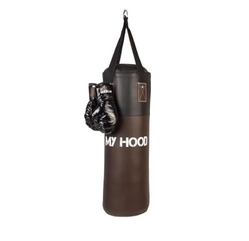 Sac de boxe rétro My Hood amortissant de 10 kg avec sangles de suspension