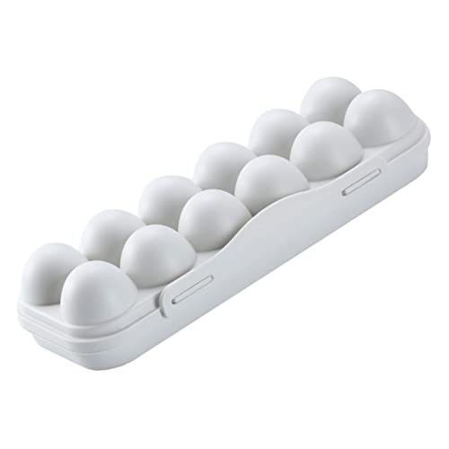 DECORNIJIA 冷蔵庫用 大容量卵収納ボックス 設計で 割れ防止 プラスチック製 便利で な 卵ホルダー 再利用可能