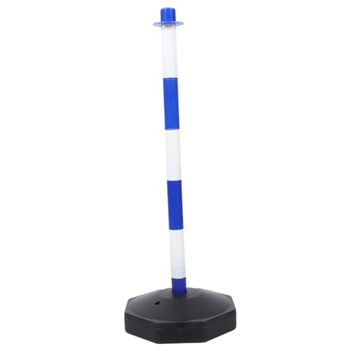 DECORNIJIA Poste de Seguridad Rellenable con Agua Cono Señalización Vial Portátil Columna Aislante para Tráfico y Aparcamiento Resistente para Prevención de Colisiones
