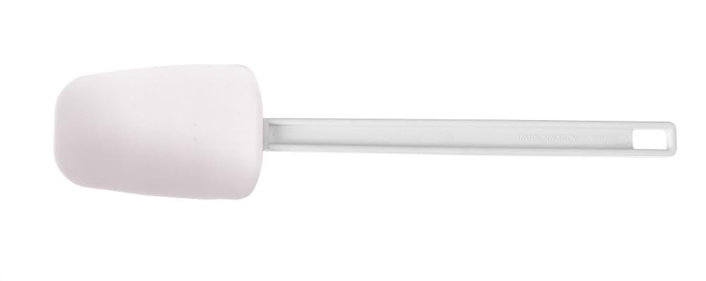 HENDI Spatule à Cuillère Maryse, Ustensile de Cuisine Résistante 110 °C, pour Cuire, Frire, Mélanger, Servir et Décoller les Aliments, Lame en TPR et Manche en ABS, Longueur Totale 35,​7 cm