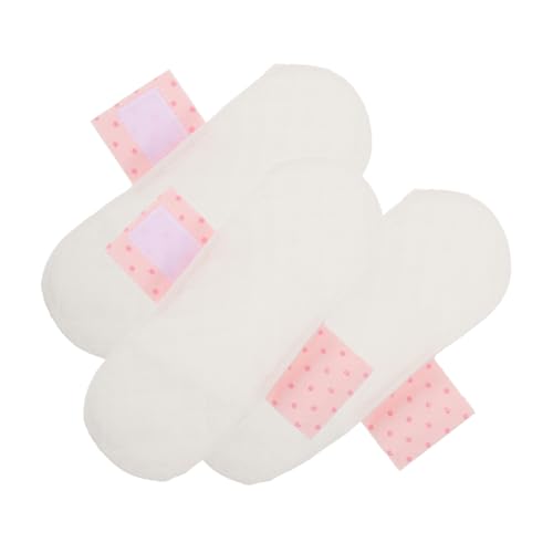 BAZEITFLOW 3 piezas Unidades Compresas Menstruales Reutilizables de Algodón Suave y Transpirable Femeninos Portátiles para Mujer Almohadillas de Ropa Interior Absorbentes y Cómodas Diseño