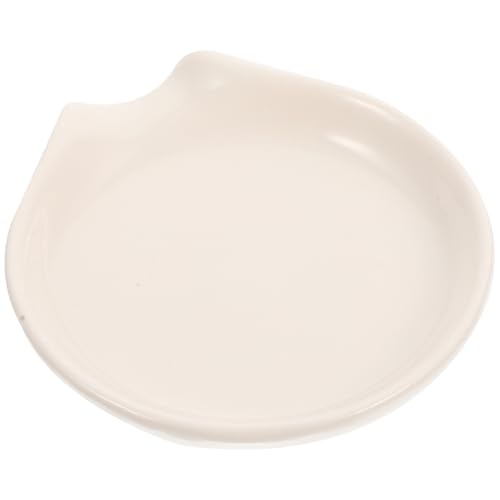 BESPORTBLE Soporte de Cucharas de Cerámica para Cocina Soporte Utensilios Resistente al Calor Portacucharas Elegante para Encimera Contenedor Simple para Cucharas y Palillos