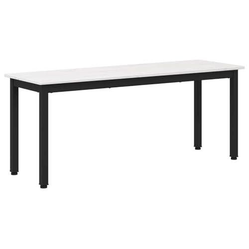 Banco de comedor moderno de 110 cm en madera y metal para salón 2