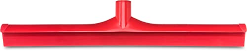 Image of SPARTA 3656705 Plastic Floor Squeegee, Shower Squeegee, Heavy Duty Squeegee With Rubber Blade For Windows, Glass, Shower Doors, Floors, Windshields, 20 Inches, Red, (Pack of 6)